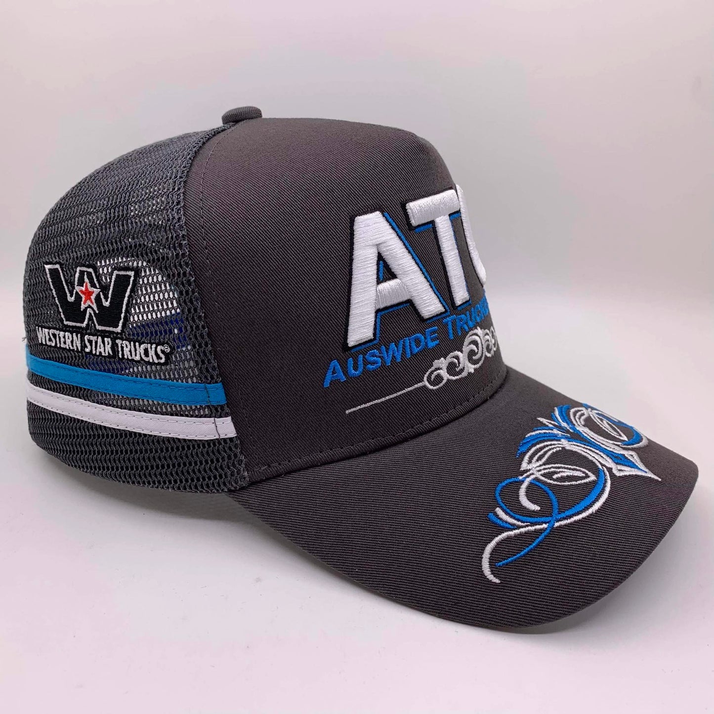 Grey Western Star/Cummins Trucker Cap