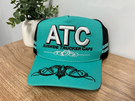 Teal with Black ATC Cap